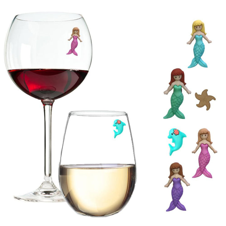 Mermaids | Trendy Themed Wine Charms | Simply Charmed