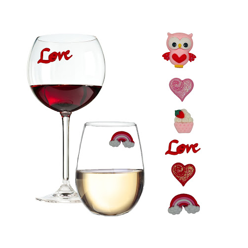 Dog Wine Charms or Magnetic Glass Markers for Stemless Glasses - Great  Birthday